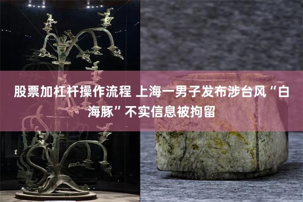 股票加杠杆操作流程 上海一男子发布涉台风“白海豚”不实信息被拘留