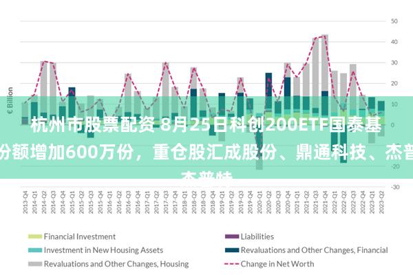 杭州市股票配资 8月25日科创200ETF国泰基金份额增加600万份，重仓股汇成股份、鼎通科技、杰普特
